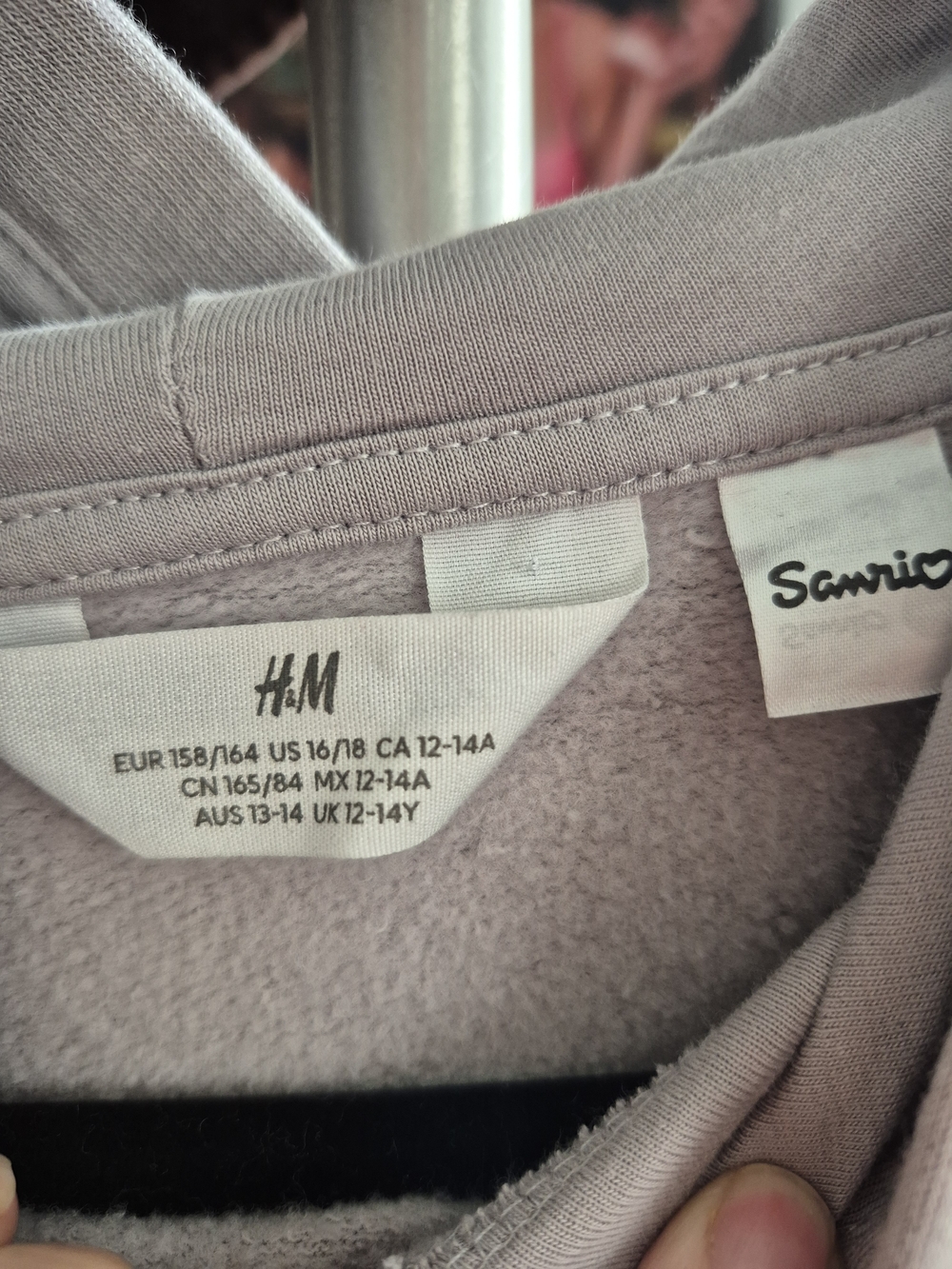 Gray Hooded Woman's Sweater with Character Graphic - Picture 2 of 6